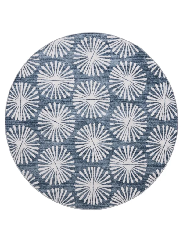 Waschbarer Teppich Milly Anthrazit/Blau 60007878-20104