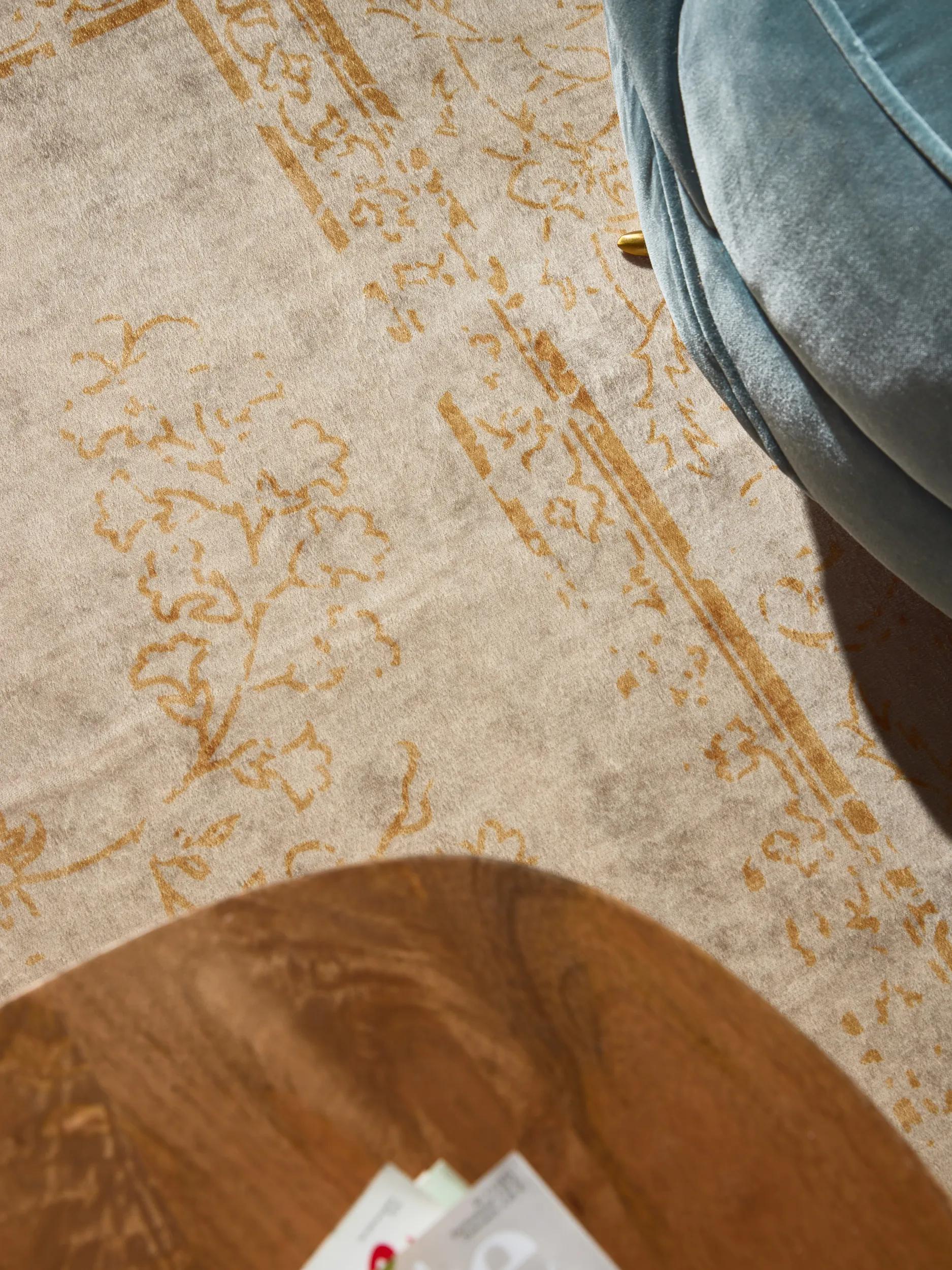 Waschbarer Teppich Miray Beige/Gelb 60007884-122101 Waschbarer Teppich Miray Beige/Gelb 60007884-122101 – Bild 3