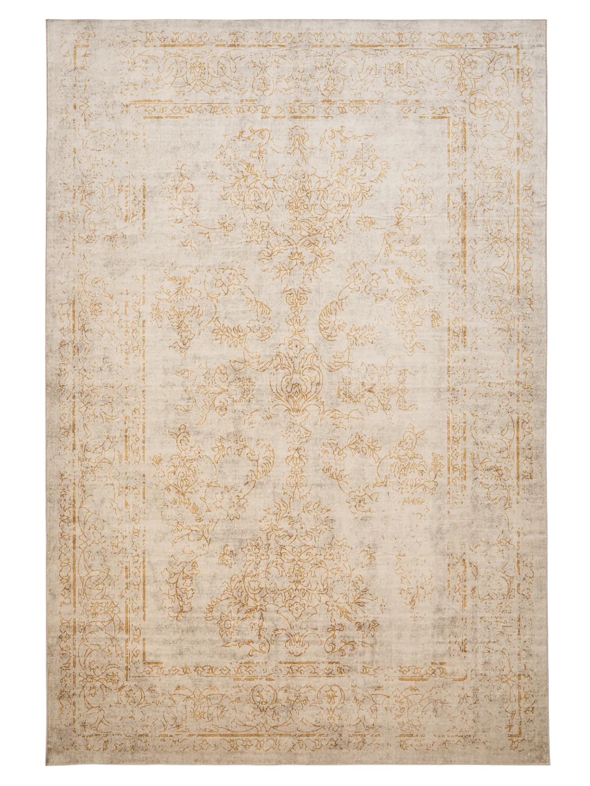 Waschbarer Teppich Miray Beige/Gelb 60007884-122101 Waschbarer Teppich Miray Beige/Gelb 60007884-122101