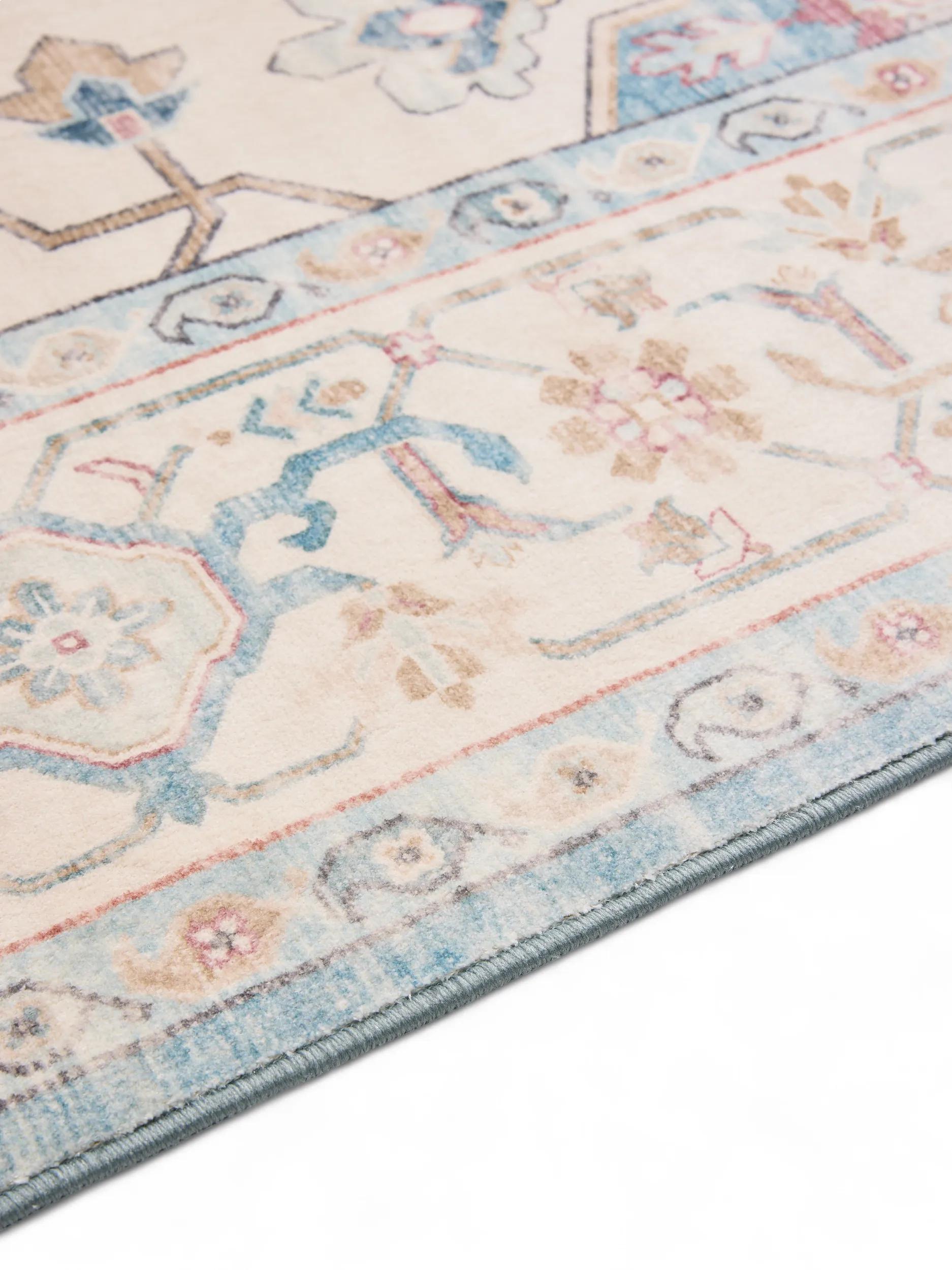 Waschbarer Teppich Miray Mehrfarbig/Blau 60007882-71101 Waschbarer Teppich Miray Mehrfarbig/Blau 60007882-71101 – Bild 5