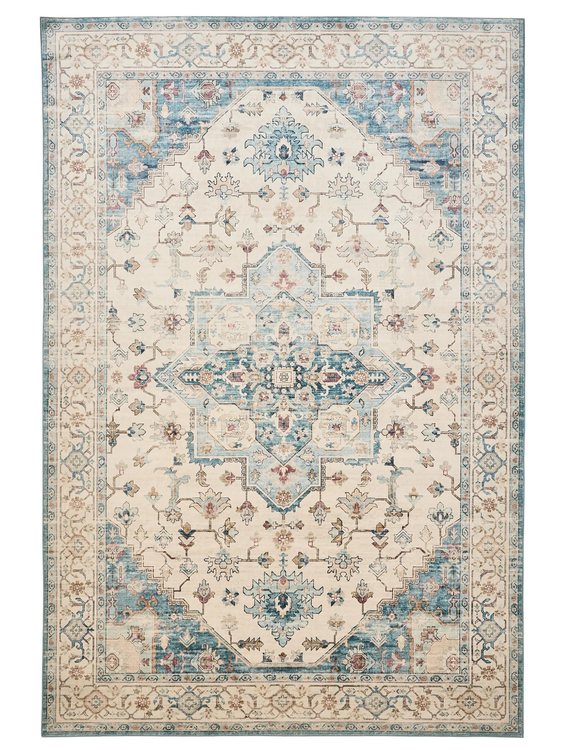 Waschbarer Teppich Miray Mehrfarbig/Blau 60007882-71101 Waschbarer Teppich Miray Mehrfarbig/Blau 60007882-71101
