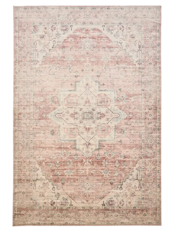 Waschbarer Teppich Miray Rosa 60007882-34101
