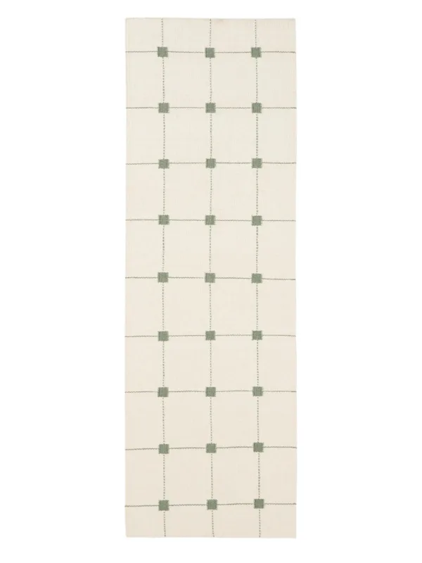 Woll-Läufer Grady Creme/Grün 60007945-140103