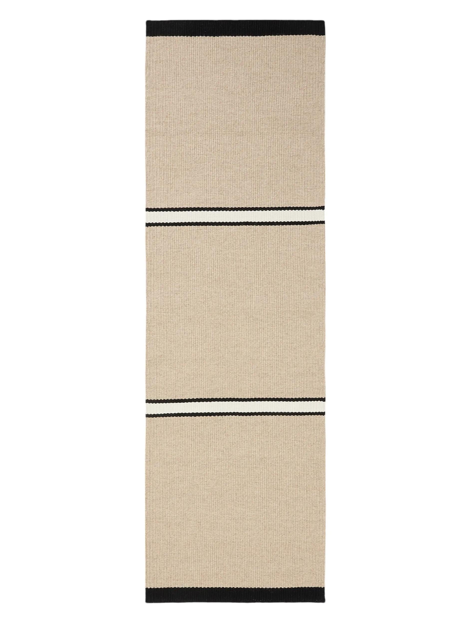 Woll-Läufer Livio Beige/Schwarz 60007944-45103 Woll-Läufer Livio Beige/Schwarz 60007944-45103