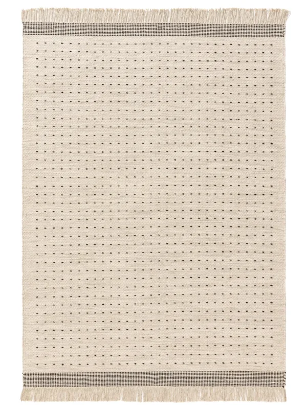 Wollteppich Bahati Schwarz/Weiß 60007550-37101