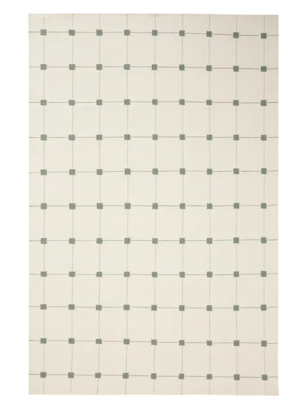 Wollteppich Grady Creme/Grün 60007945-140101