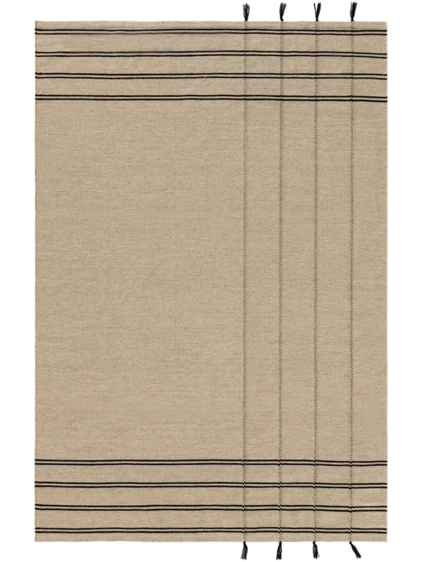 Wollteppich Kambiz Beige/Schwarz 60007415-36101