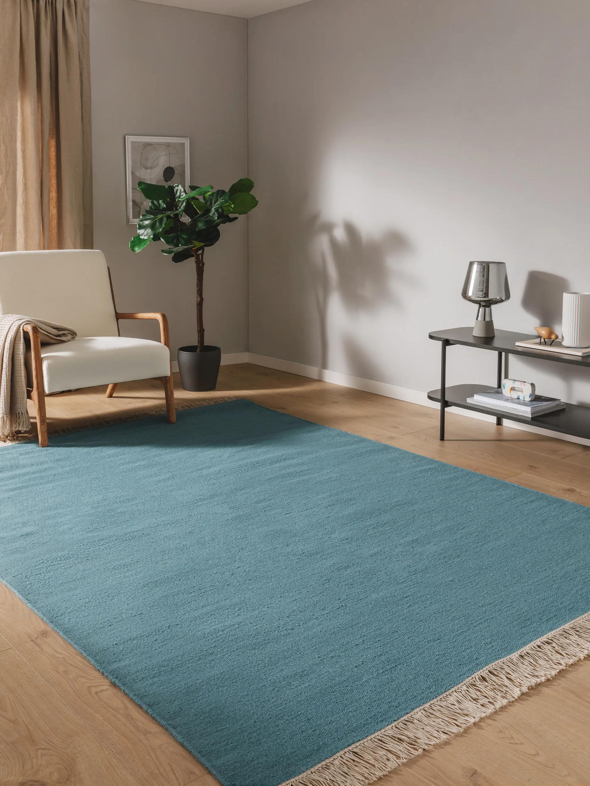 Wollteppich Liv Hellblau 60005252-70101 Wollteppich Liv Hellblau 60005252-70101 – Bild 2