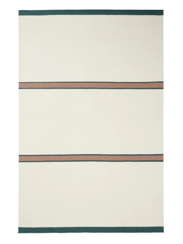 Wollteppich Livio Elfenbein/Grün 60007944-153101